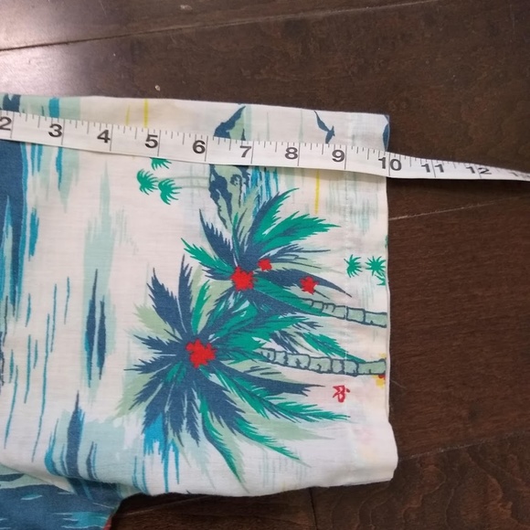 Vintage 80s Beach Print Button Down Shirt XL - Picture 8 of 8